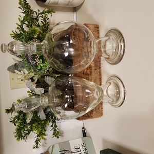 2 Early 60's Apothecary Jars from Pharmacy